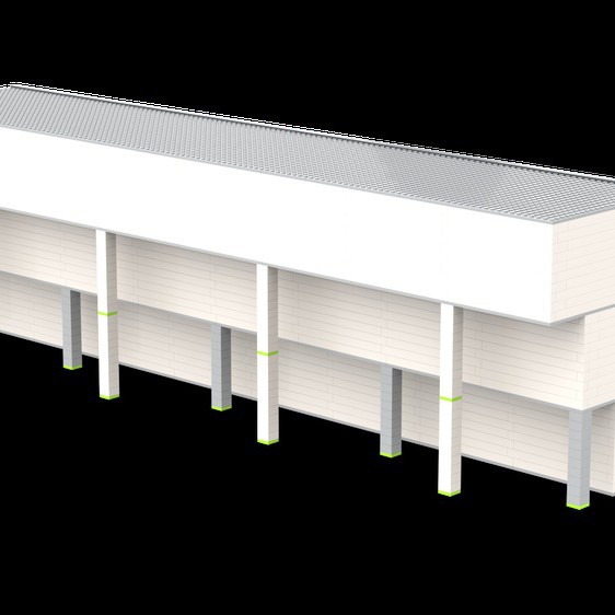 MOC-188048 三层停车场 电子图纸 拼插积木 1835片