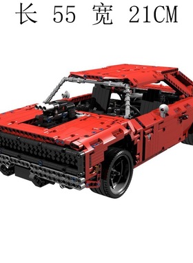 MOC-65657 1968道奇充电器MOD 2438片 电子图纸 拼插积木