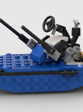 MOC-151857 迷你坦克 电子图纸 拼插积木 107片