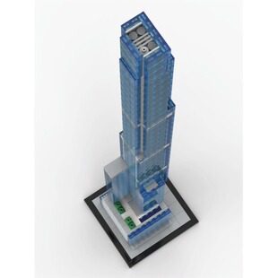 1：800 中央公园塔 127520 60CM 拼插积木 1702片 电子图纸 MOC
