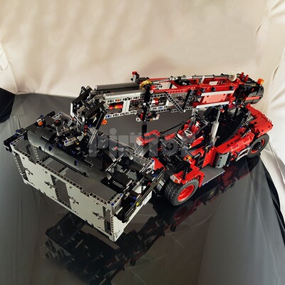 MOC-56222 大型集装箱正面起重机 3500pcs 国产拼装积木
