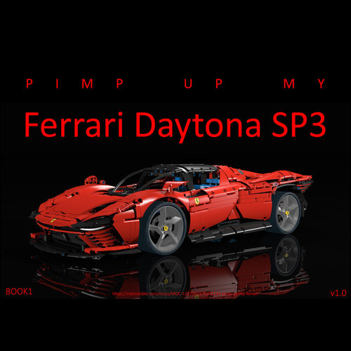 MOC-121753 42143 电子图纸 拼插积木 1：8 3866片 法拉L