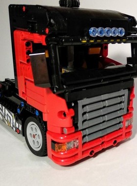 MOC-30870 斯堪尼亚 R420 电子图纸 拼插积木  876片 无贴纸