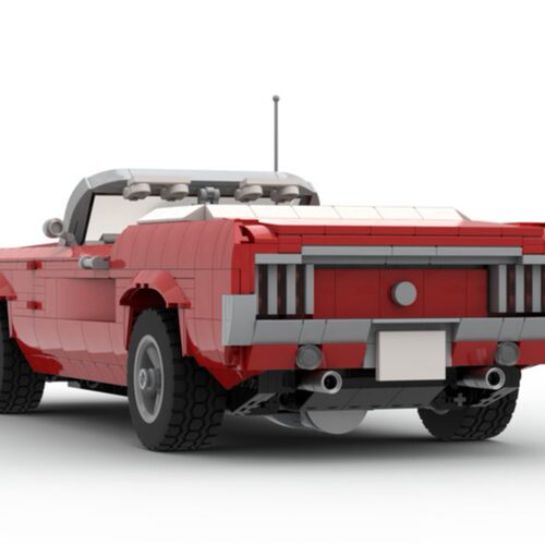 MOC-78315 电子图纸 拼插积木 小颗粒跑车 1709片