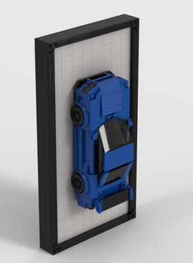MOC-179769 8格跑车显示器 电子图纸 拼插积木 164片