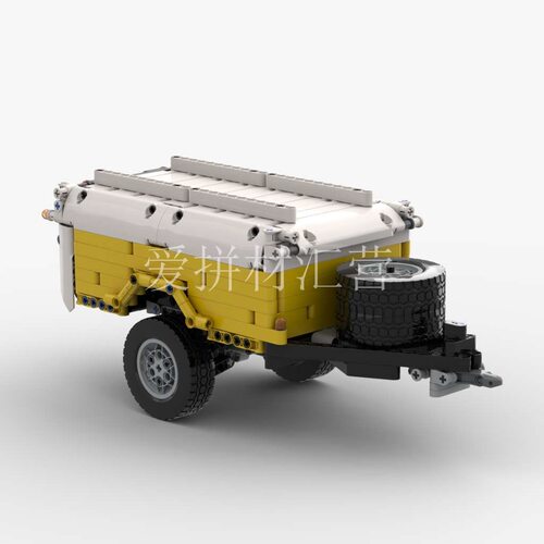 MOC-3323 露营拖车 适配多种小越野车 国产积木 兼容科技