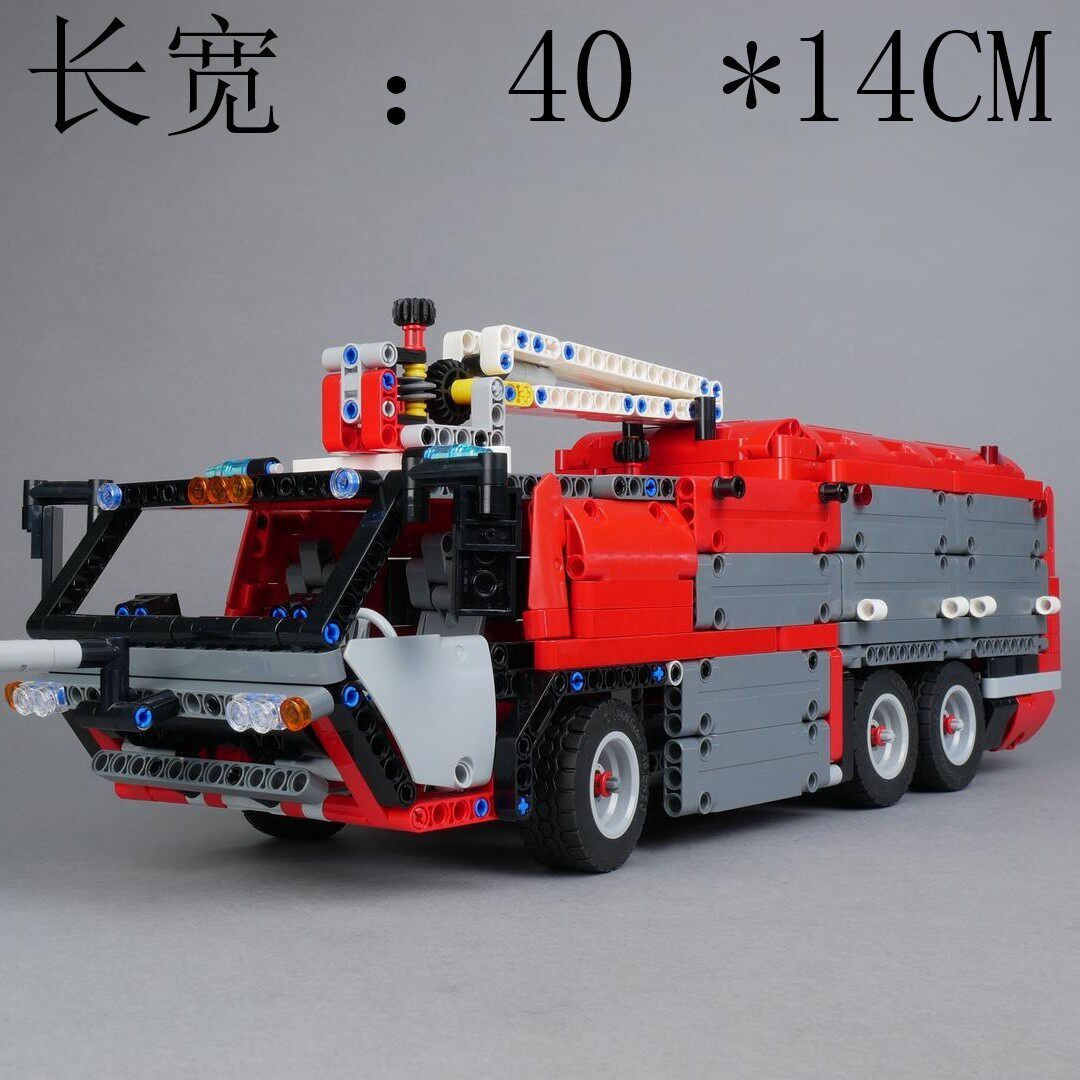 MOC-177637 42098：机场消防车 电子图纸 拼插积木 1069片