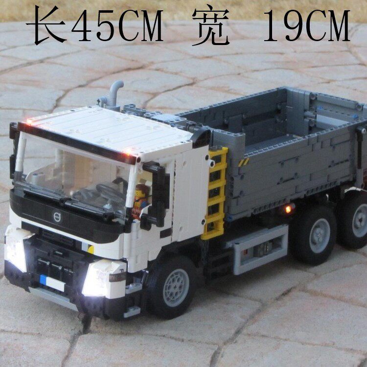 MOC-98747 沃沃FMX 6x6翻斗车 1847片 电子图纸 拼插积木 1:17