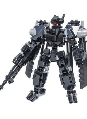 MOC-48014 双武器战斗机甲 电子图纸 拼插积木  215片