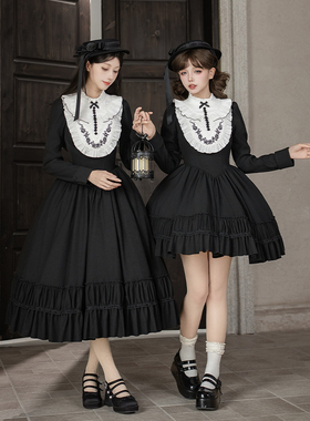 来信与诗·奥黛的回信 ｜WP原创副牌cla方领op刺绣假领双子lo裙春