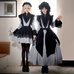 来信与诗·夜曲sp｜WP原创副牌 哥特修女长短款op围裙双子多穿lo
