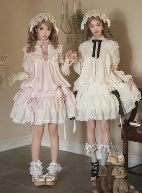 来信与诗·琉璃花房｜WP原创副牌玫瑰刺绣可提拉op双子多穿秋lo裙