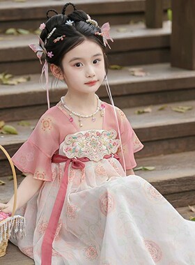 女童夏季汉服2026新款齐胸襦裙