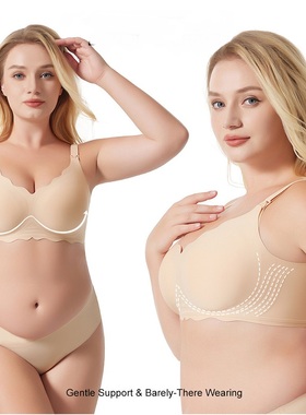 Maternity Bra Plus Size Comfort Seamless Nursing Bra大码文胸