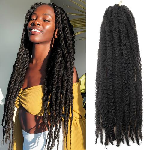 脏辫假发女AfroCrochetBraid