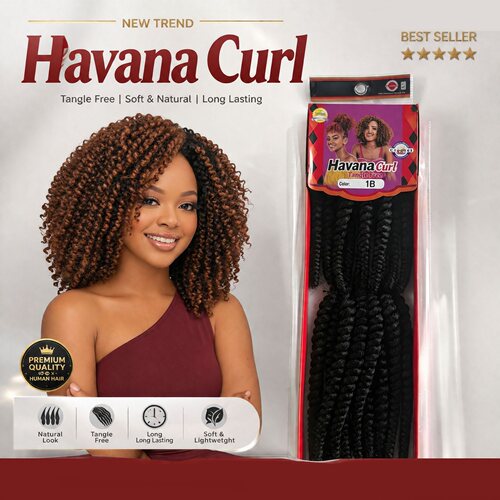 假接发辫子HavanaCurlBraids