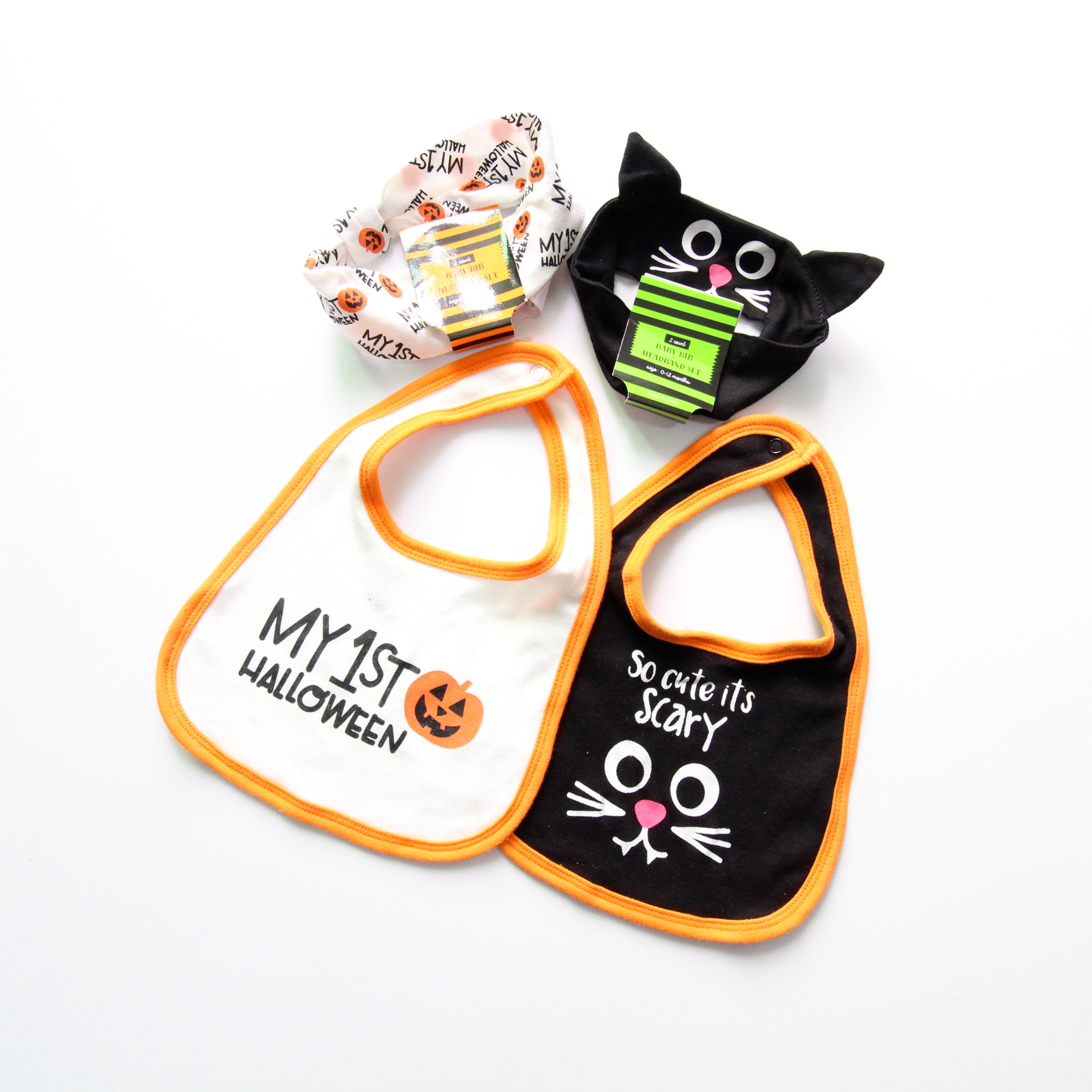 儿童围兜头围纯棉套装可爱口水巾