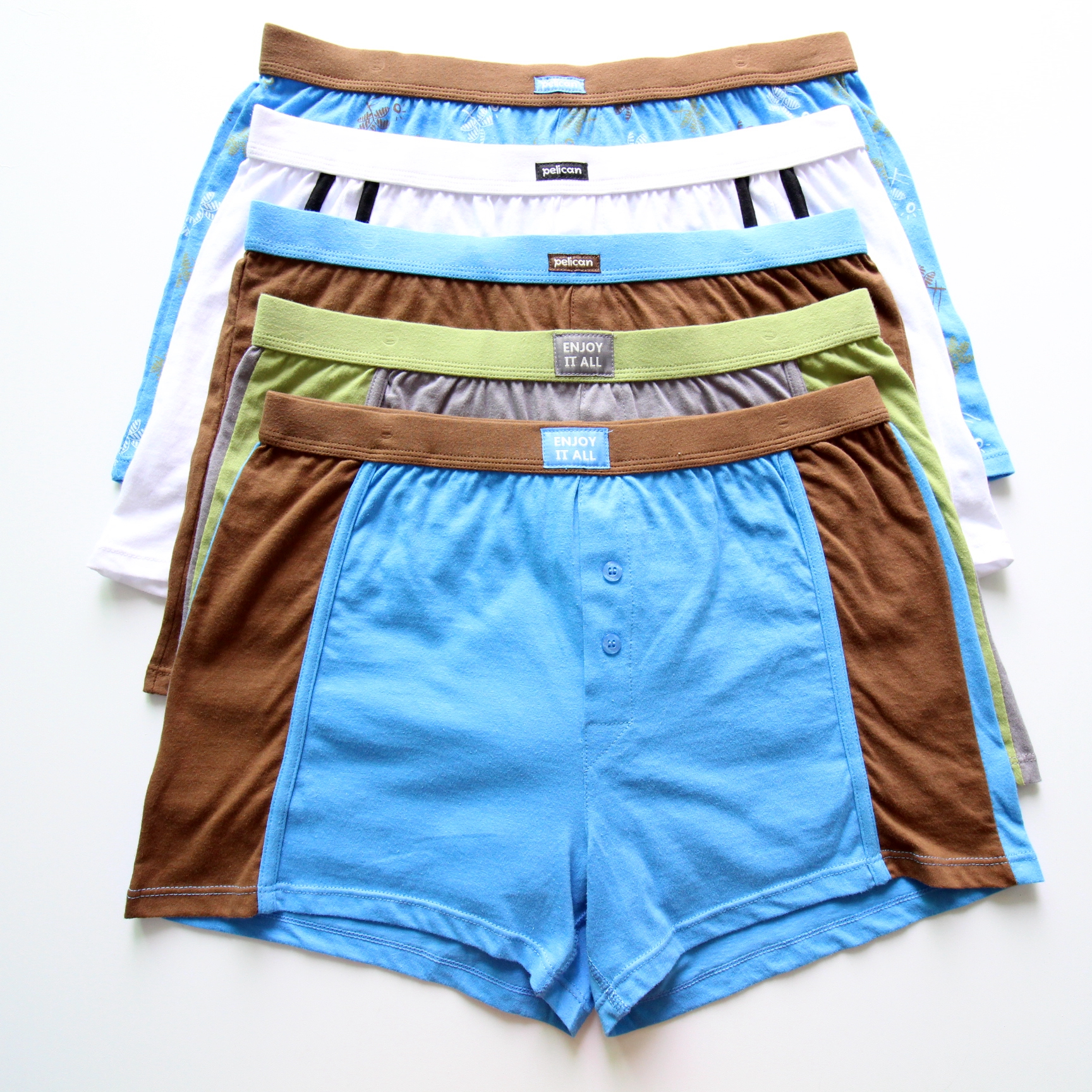 男士阿罗裤100%棉宽松透气舒适