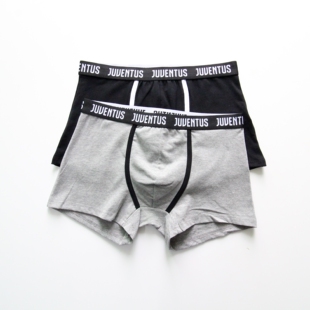 内裤 字母短裤 棉透气舒适四角裤 简约自然平角裤 衩 男生大码 外贸男士