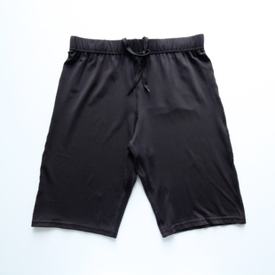 宽松速干五分裤 冰丝薄款 休闲简约黑色中裤 男生家居裤 男士 睡裤 短裤