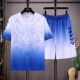 t恤篮球训练新款 休闲衣服男夏季 上衣跑步 短袖 冰丝速干运动服套装