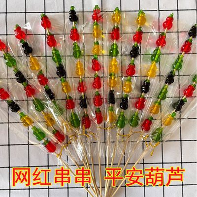 网红串串糖棒棒糖摆地摊独立包装