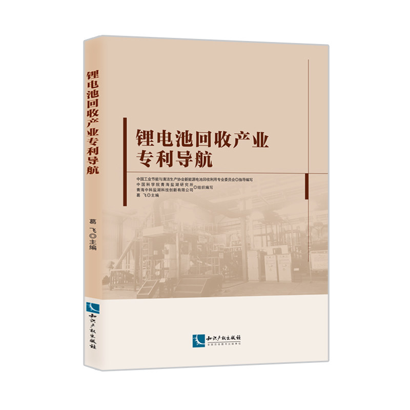 锂电池回收产业专利导航 中国科学院青海盐湖研究所, 青海中科盐湖科技创新有限公司组织编写 9787513088350