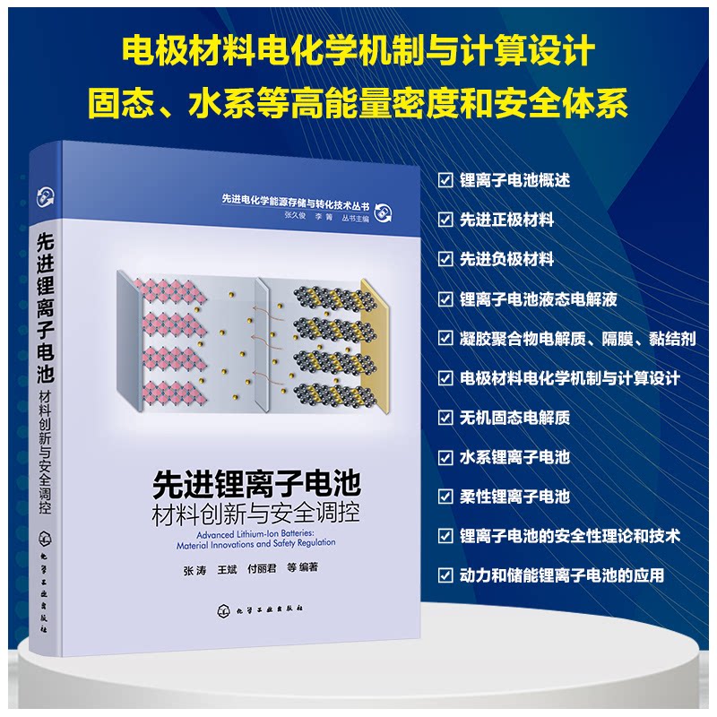 先进锂离子电池 张涛, 王斌, 付丽君等编著 9787122475732