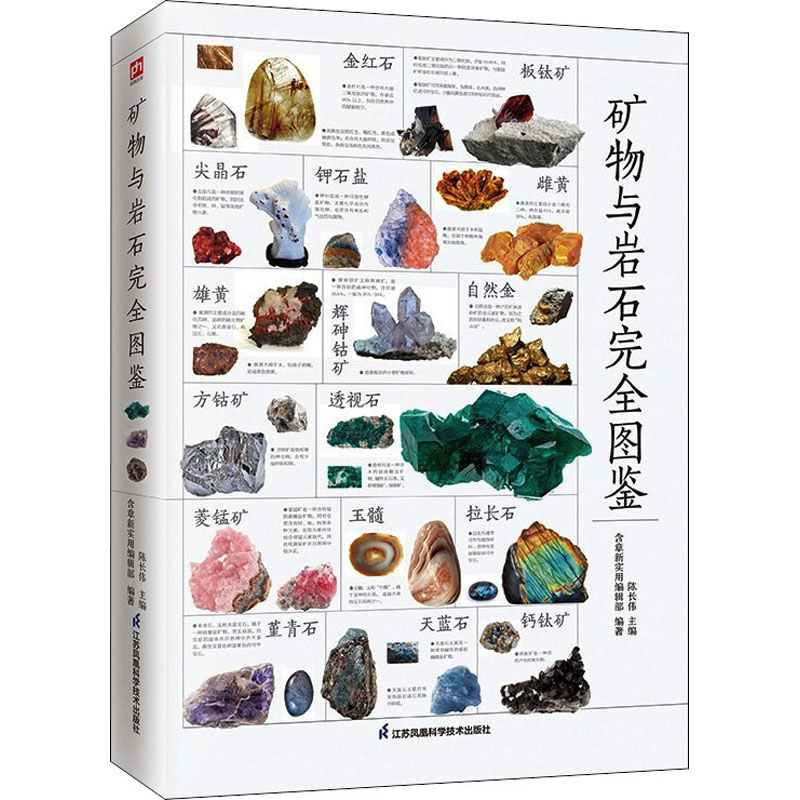 矿物与岩石图鉴陈长伟主编江苏凤凰科学技术出版社9787571326012