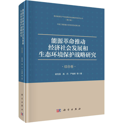 能源革命推动经济社会发展和生态环境保护战略研究 谢克昌, 高丹, 严晓辉等著 9787030690784