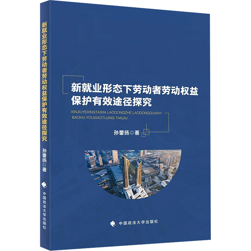 新就业形态下劳动者劳动权益保护有效途径探究 孙蕾扬著 9787576420982