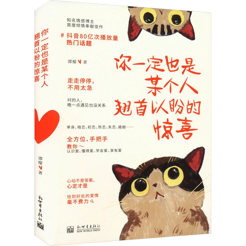 你一定也是某个人翘首以盼的惊喜 谭檬著 9787510479175