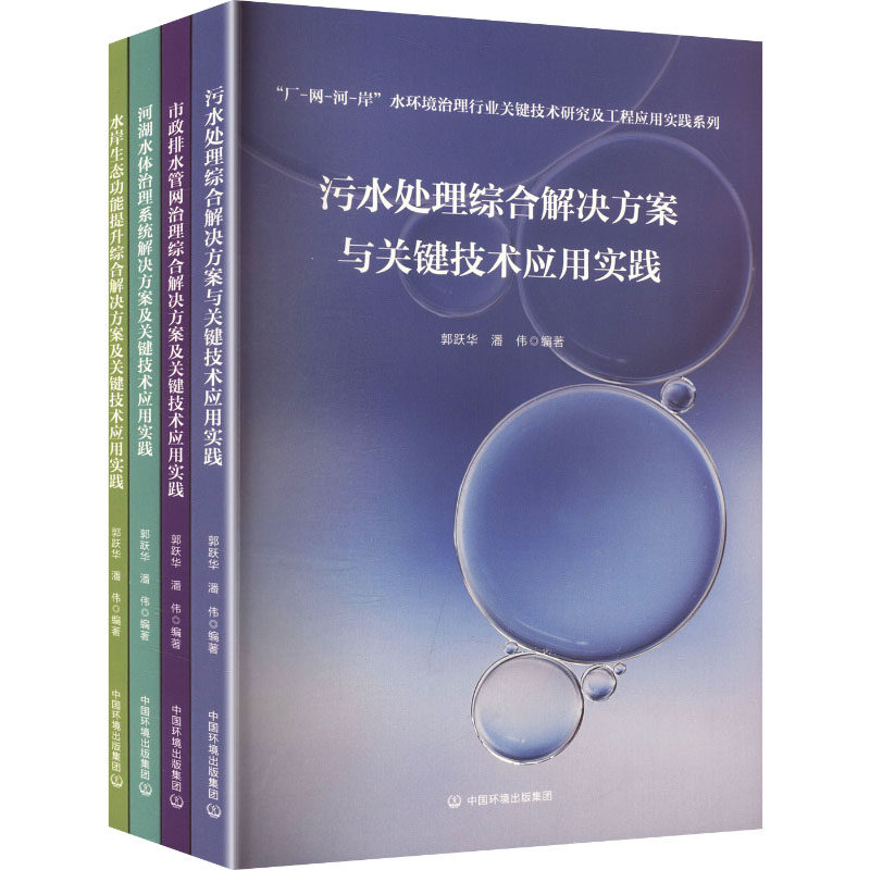 “厂-网-河-岸”水环境治理行业关键技术研究及工程应用实践系列郭跃华, 潘伟编著中国环境出版集团9787511165374