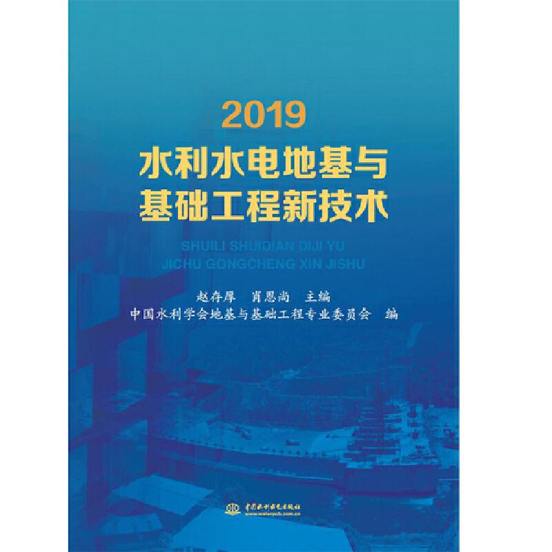 2019水利水电地基与基础工程新技术赵存厚, 肖恩尚主编中国水利水电出版社9787517080503