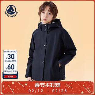 【2025秋冬】Petitbateau小帆船儿童冲锋衣鹅绒羽绒服A0GFC