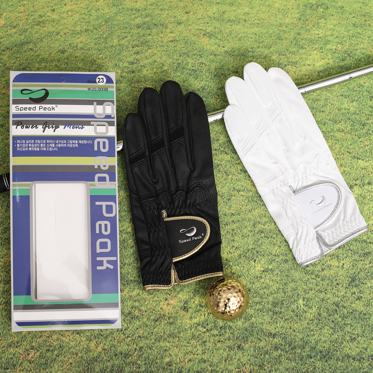 纳米超纤布透气防滑高尔夫手套男