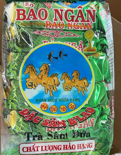 越南香兰绿茶BAO NGAN Tra Sam Dua DANH TRA花草茶农桑茶70g一包