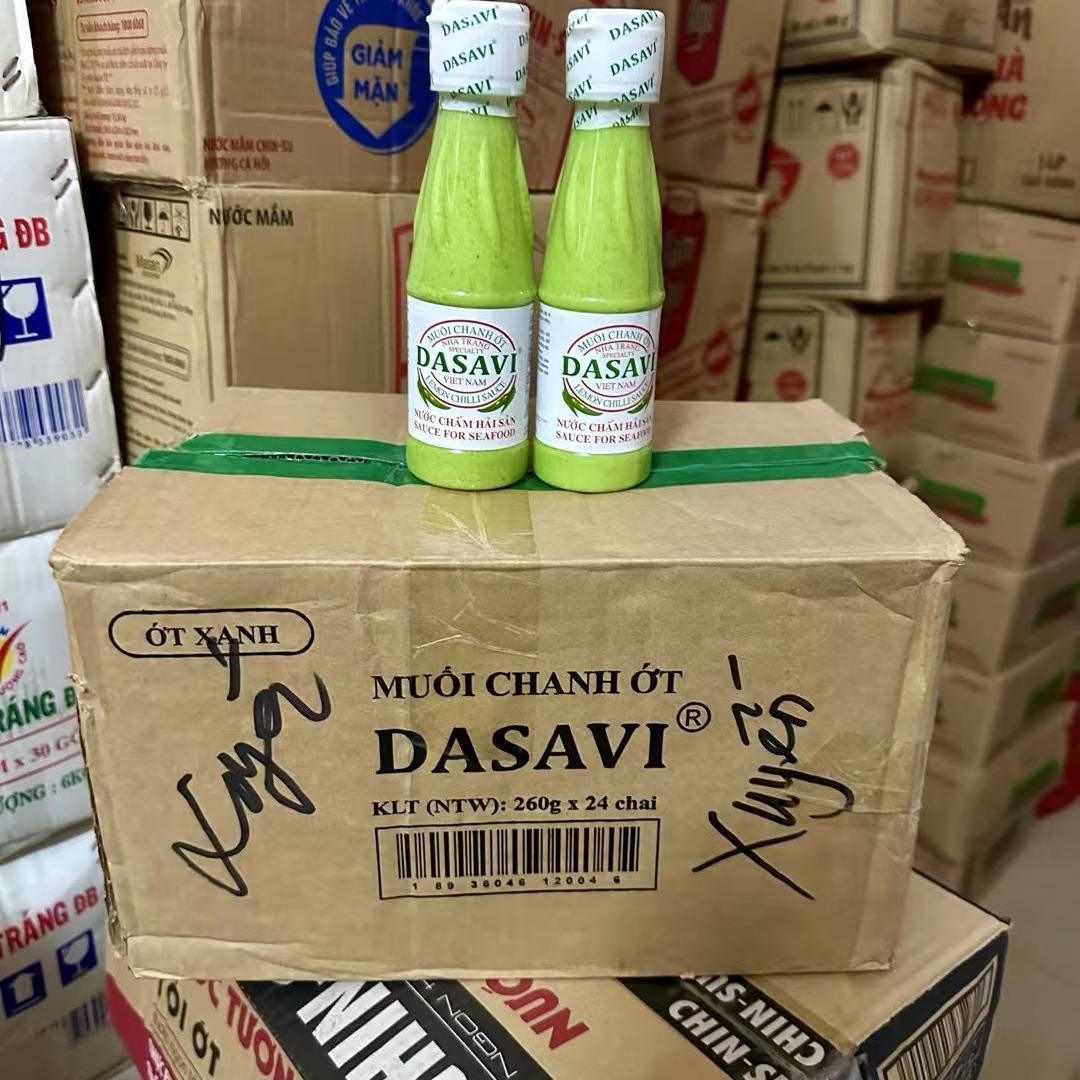 越南dasavi柠檬青辣椒酱260克胡椒盐辣椒酱 MUOI CHANH OT