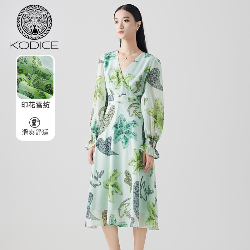 KODICE法式显瘦连衣裙