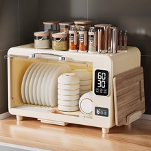 德国碗筷收纳盒家用小型厨房消毒碗柜多功能餐具免沥水碗碟收纳架