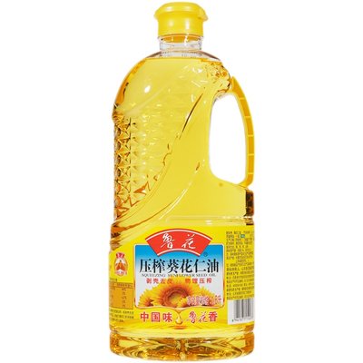 鲁花压榨葵花仁油1.6L 葵花籽油物理压榨食用油家用团购集采