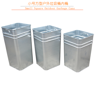 内胆镀锌板户外垃圾桶
