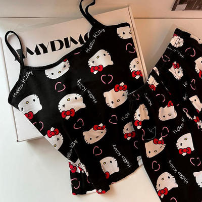 hellokitty带胸垫睡衣