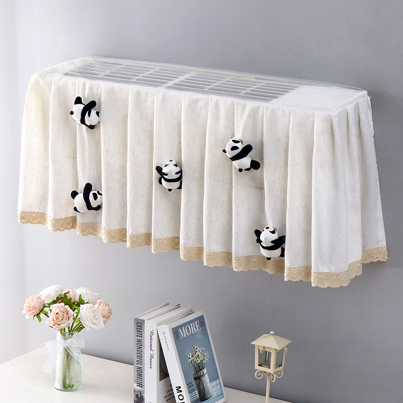 新款挂机空调罩开机不取卡通全包防尘罩挂式空调套罩布艺保护套