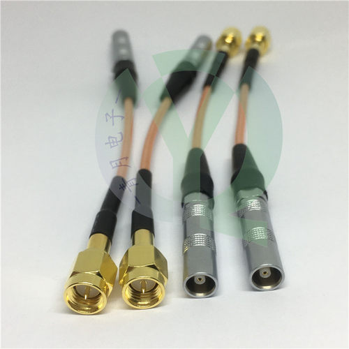SMA公头转C5母PCA.00单芯同轴母头镀银信号线SMA/C5-JK延长转换线