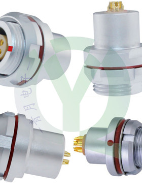 HEG 0B 1B 2B M9/M12/M15密封防水外固定插座兼容雷莫LEMO欧度ODU