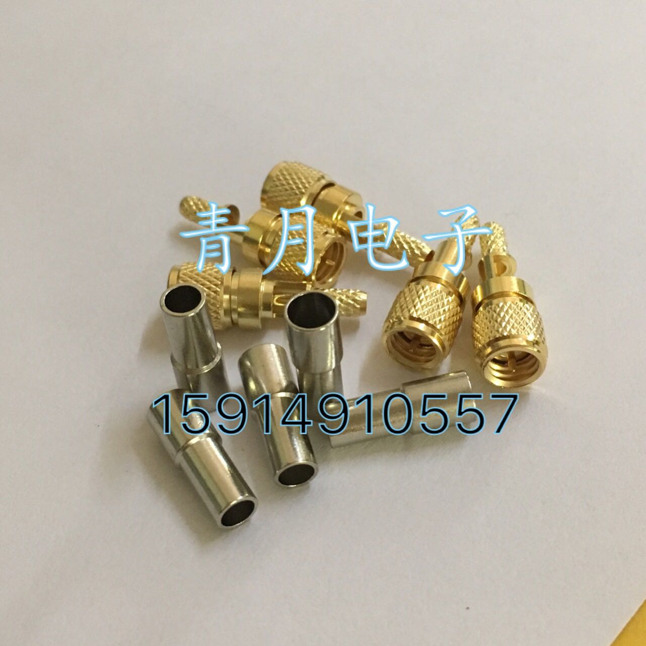 超声波探头线L5(M5)插头公头TOFD探头探伤仪Microdot连接器接头