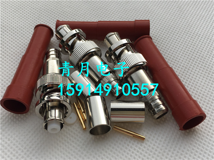 5000V高压BNC公头 高品质纯铜5kv千伏SHV高压BNC接头Q9耐压连接器