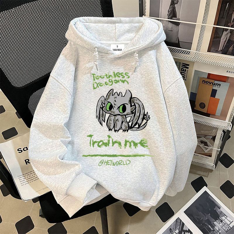 银狐绒聚群韩版宽松连帽卫衣