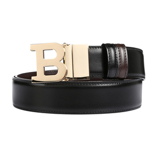 Bally/巴利 2018新款男士皮带正品腰带【可裁剪】B BUCKLE